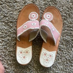 red and white jack rogers